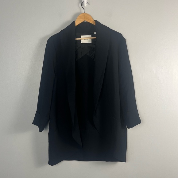 Aritzia Wilfred Chevalier Blazer Black Size large - Picture 2 of 7